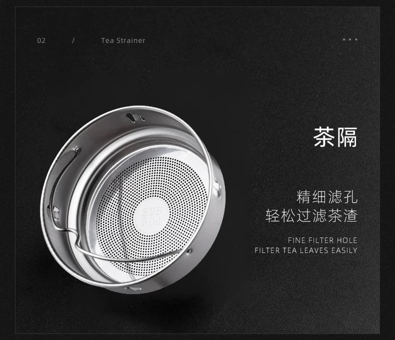 茶水分离杯车载大容量玻璃杯子高颜值男女通用杯水杯轻奢高级感详情11