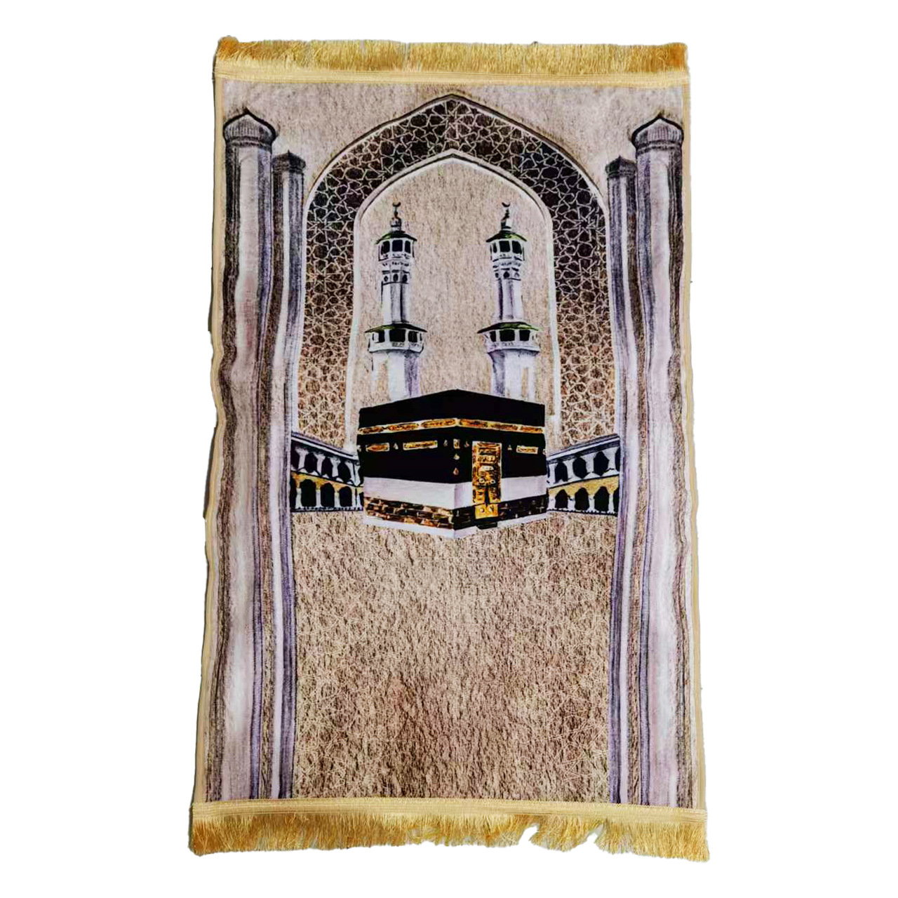 New 8cm thick Amazon cross-gift scene prayer carpet living room prayer and thick prayer velvet printed cushion pic 15