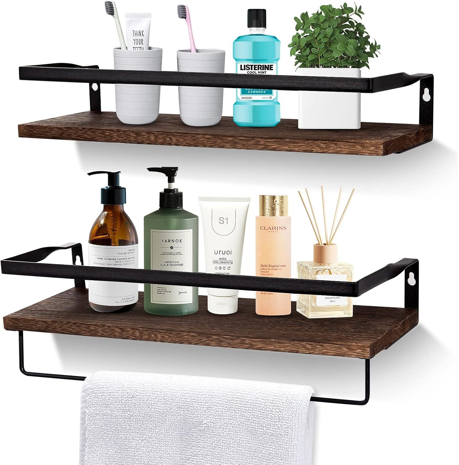 In-stock suspended storage racks, wall-mounted storage racks, ironwork storage racks, pine layer racks, Amazon cross-border super factory pic 10