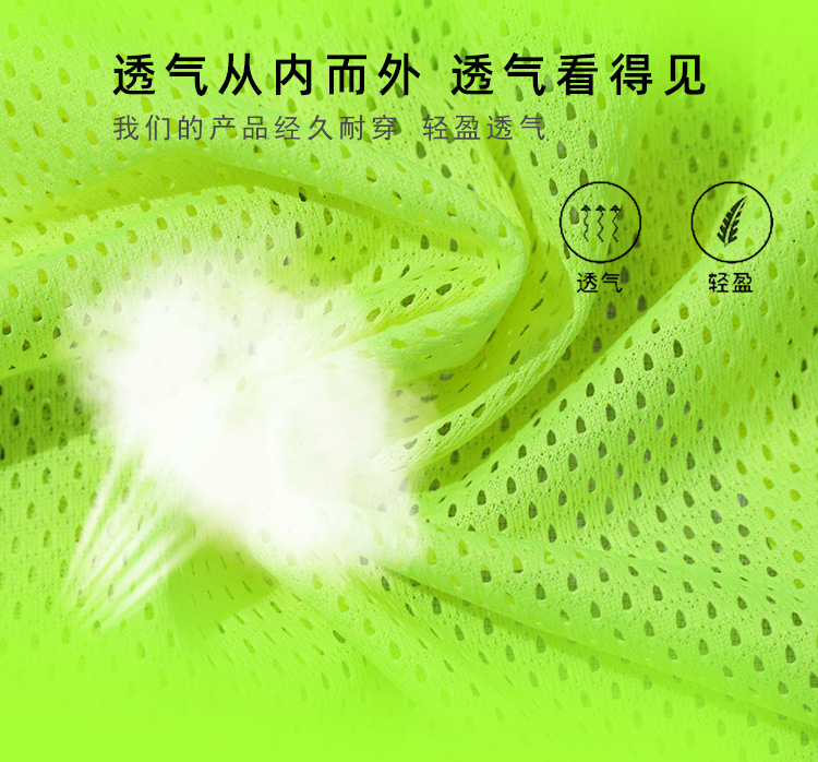 Wholesale reflective vests with breathable zippers and no pockets, safety reflective vests for construction sites, breathable mesh reflective strips, reflective vests pic 4