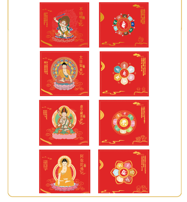 Eight cultural and creative guardian sachets, coin purses, sachets, creative coin purses, twelve zodiac sachets, cultural and artistic packaging pic 4