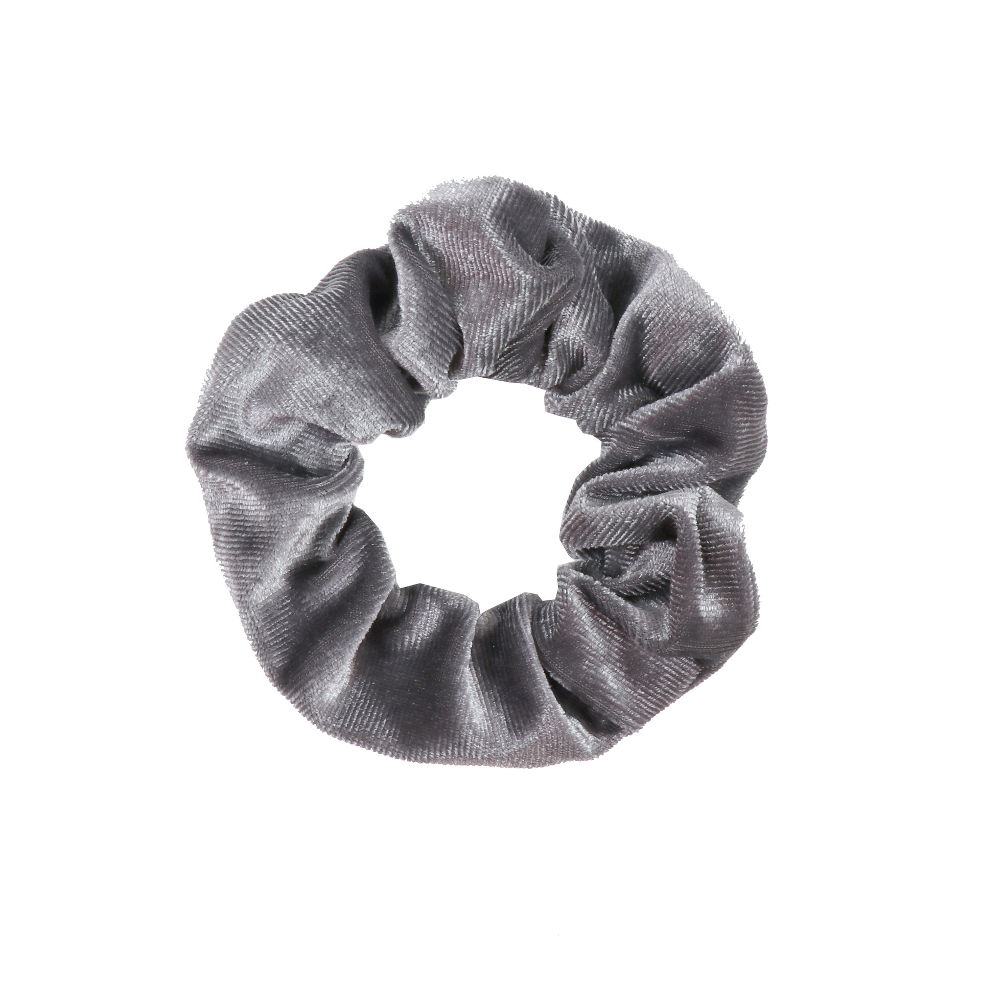 Cross-border Korean velvet 12-color invisible zipper large intestine hair band, European and American velvet simple and retro solid color hair tie accessory pic 5