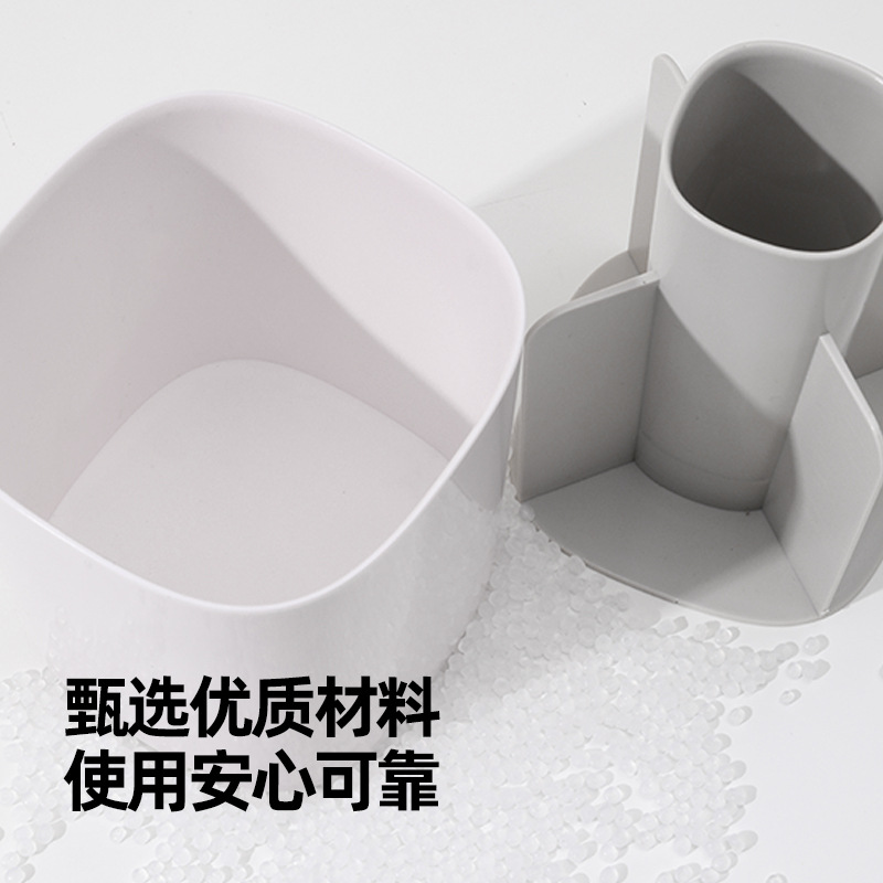 跨境美妆用品收纳套装桌面化妆刷筒化妆品分格收纳盒文具收纳盒详情6