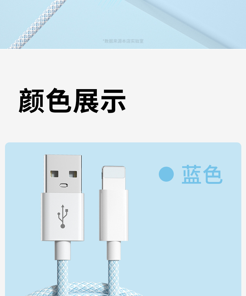 适用苹果数据线iPhone8/11/12/快充手机充电线13/xs/6闪充大电流详情19