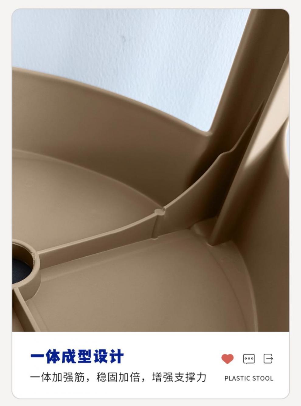 塑料凳子家用客厅现代简约餐桌凳加厚胶凳可叠放凳子商用凳子高凳详情17
