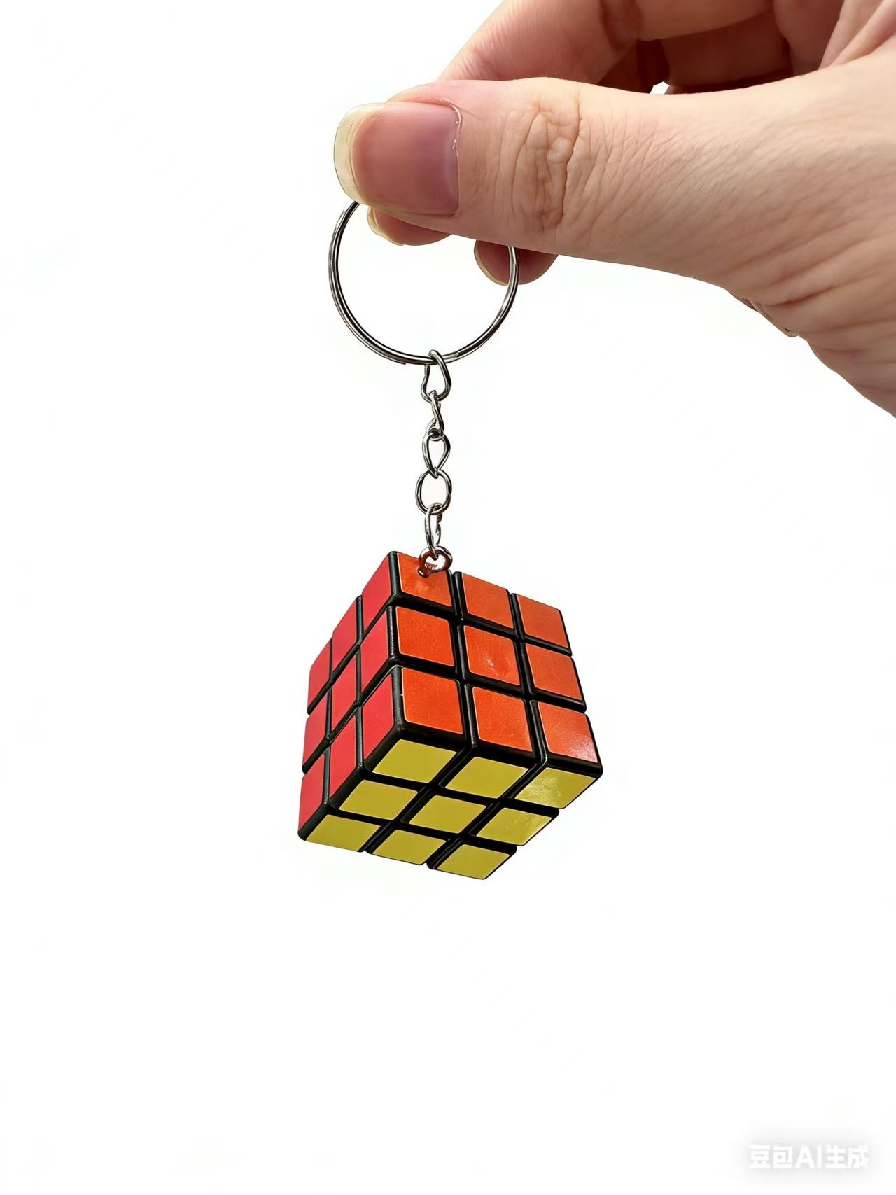 3cm迷你三阶魔方钥匙扣挂件学生益智解压小玩具厂家直销详情3