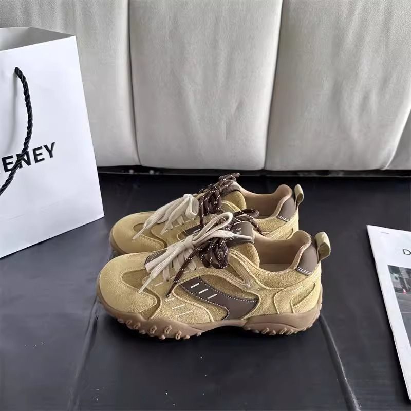 厚底增高德训鞋女洋气2025年秋季新款复古百搭阿甘鞋运动休闲鞋潮详情8