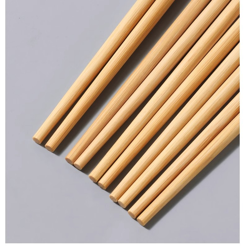 天然楠竹筷子家用实木防滑高档加长火锅筷子抗菌防霉耐高温油炸快详情8