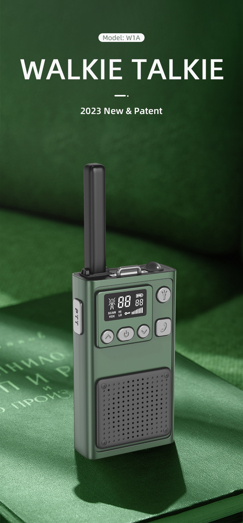 New cross-border civilian 5-kilometer walkie-talkie, outdoor wireless high-power mini small long-distance pic 1