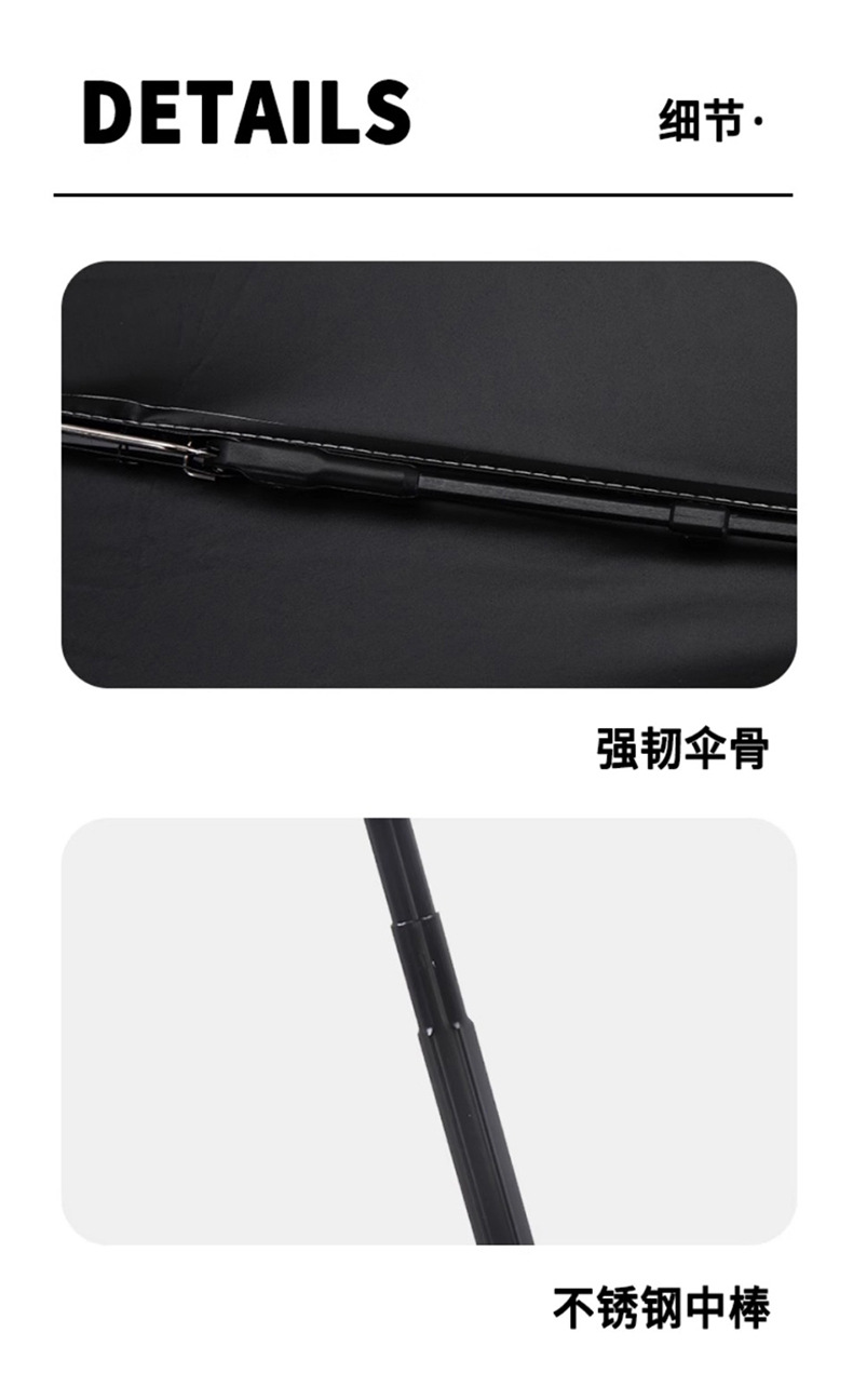 雨伞微笑熊专用晴雨两用防晒遮阳太阳伞自动学生INS风简约创意伞详情14