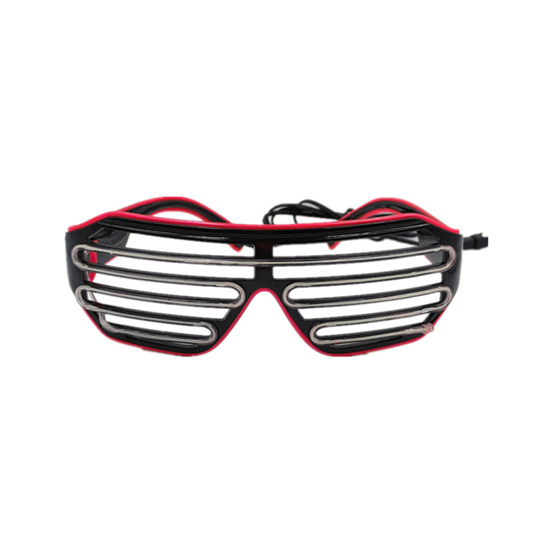 EL发光眼镜百叶窗助威派对酒吧KTV舞台表演礼品玩具闪光气氛用品详情14