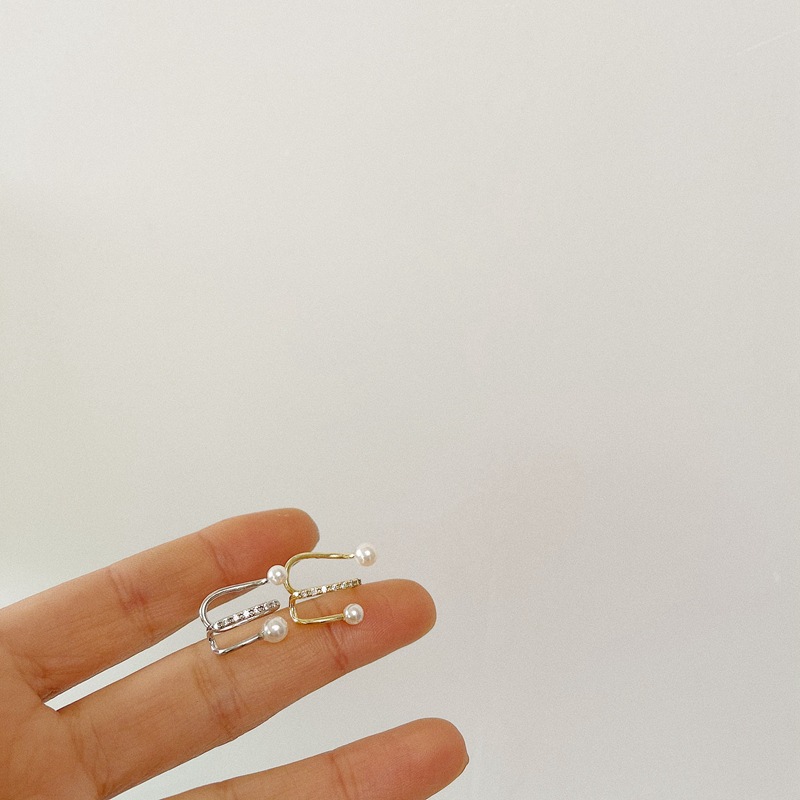 韩国小众设计感冷淡风耳夹无耳洞耳骨夹时尚气质简约波浪耳环耳饰详情24