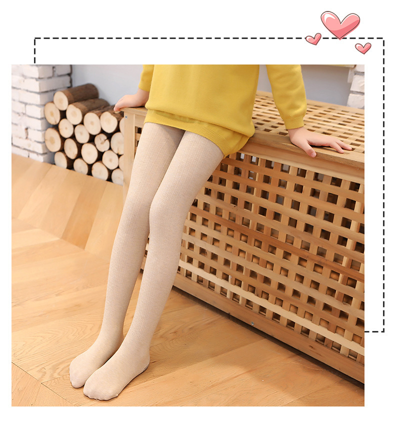 秋冬薄绒中厚款小脚丫儿童打底裤防滑底西瓜裆龙爪毛棉女童连裤袜详情16