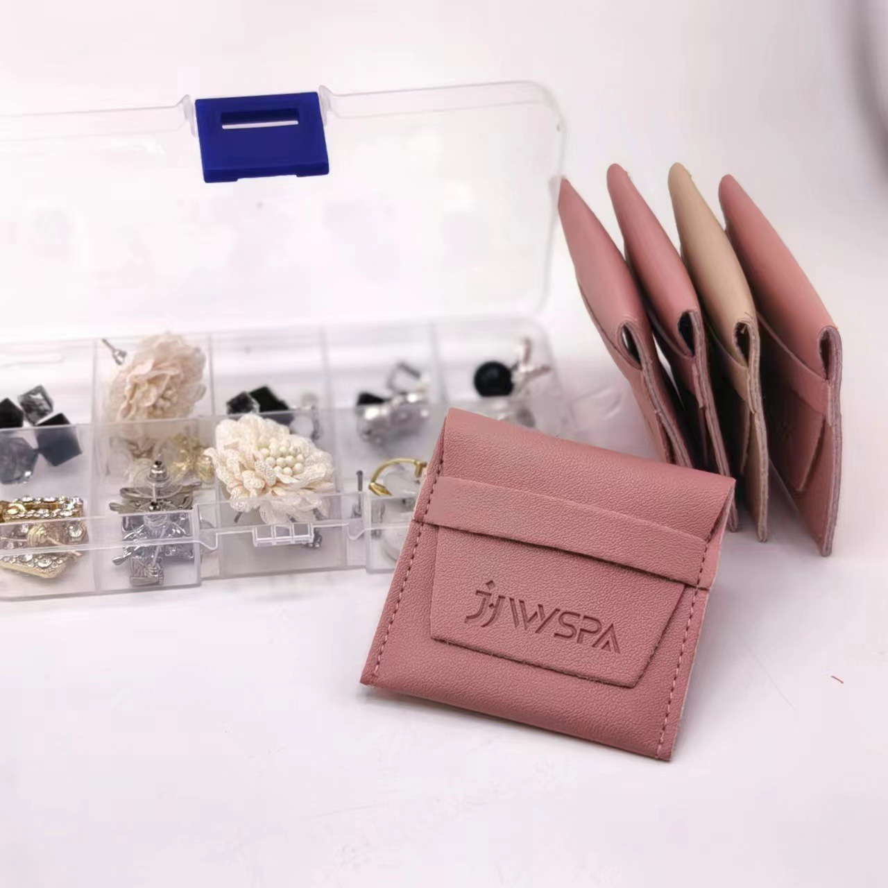 Leather envelope bags, flip-top snap bags, velvet bags, jewelry bags, fabric bags with logo printing, customized packaging bags pic 13