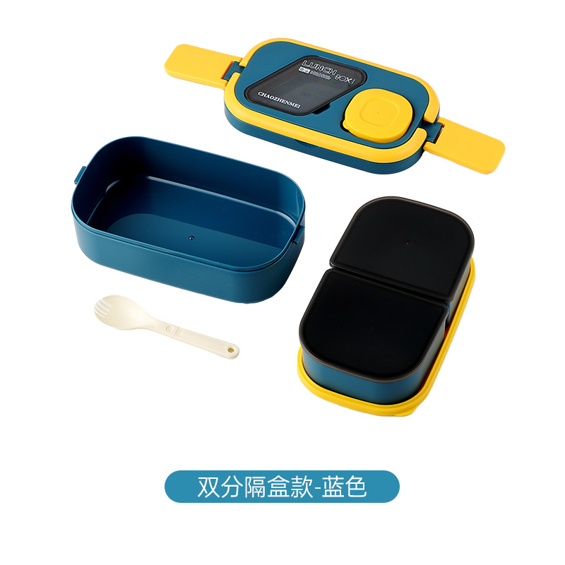 多层便当盒分格带酱料盒可微波加热学生上班族饭盒便携餐盒饭盒详情25