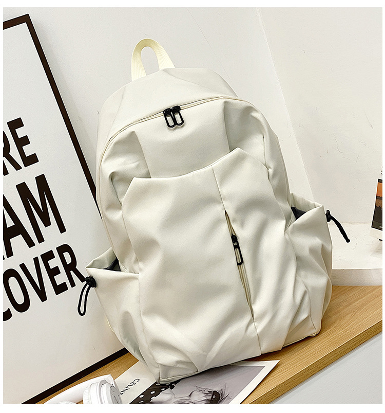 跨境新款双肩包大容量男女学生书包简约休闲短途出差商务电脑包详情32