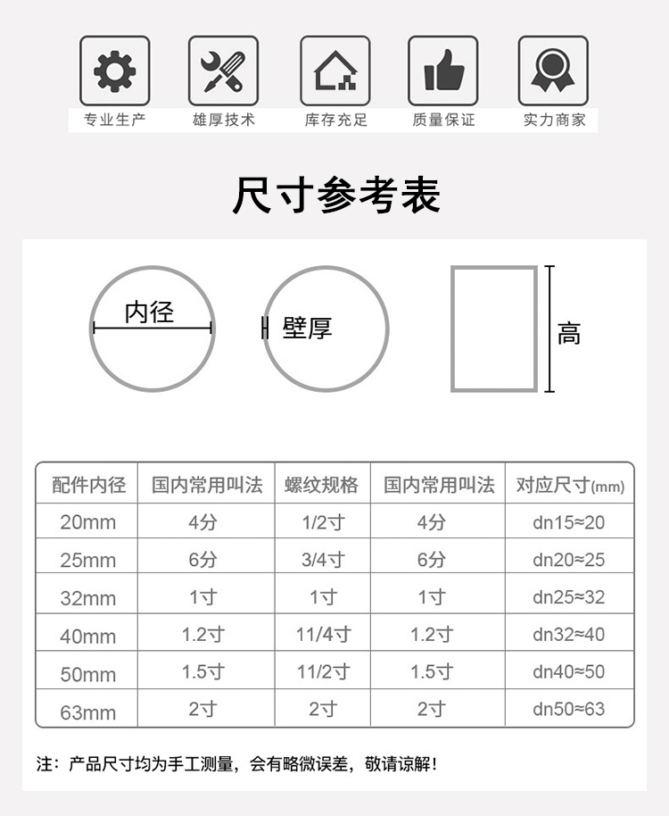 PVC缩口异型管件 下缩三通 50*40缩口弯头下插直接内插Y型斜三通详情3