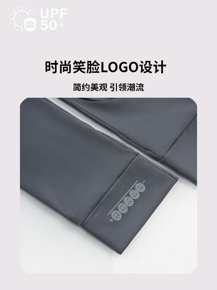 夏季女防紫外线露指加长款冰丝袖套开车骑行运动外卖防滑防晒手套详情7