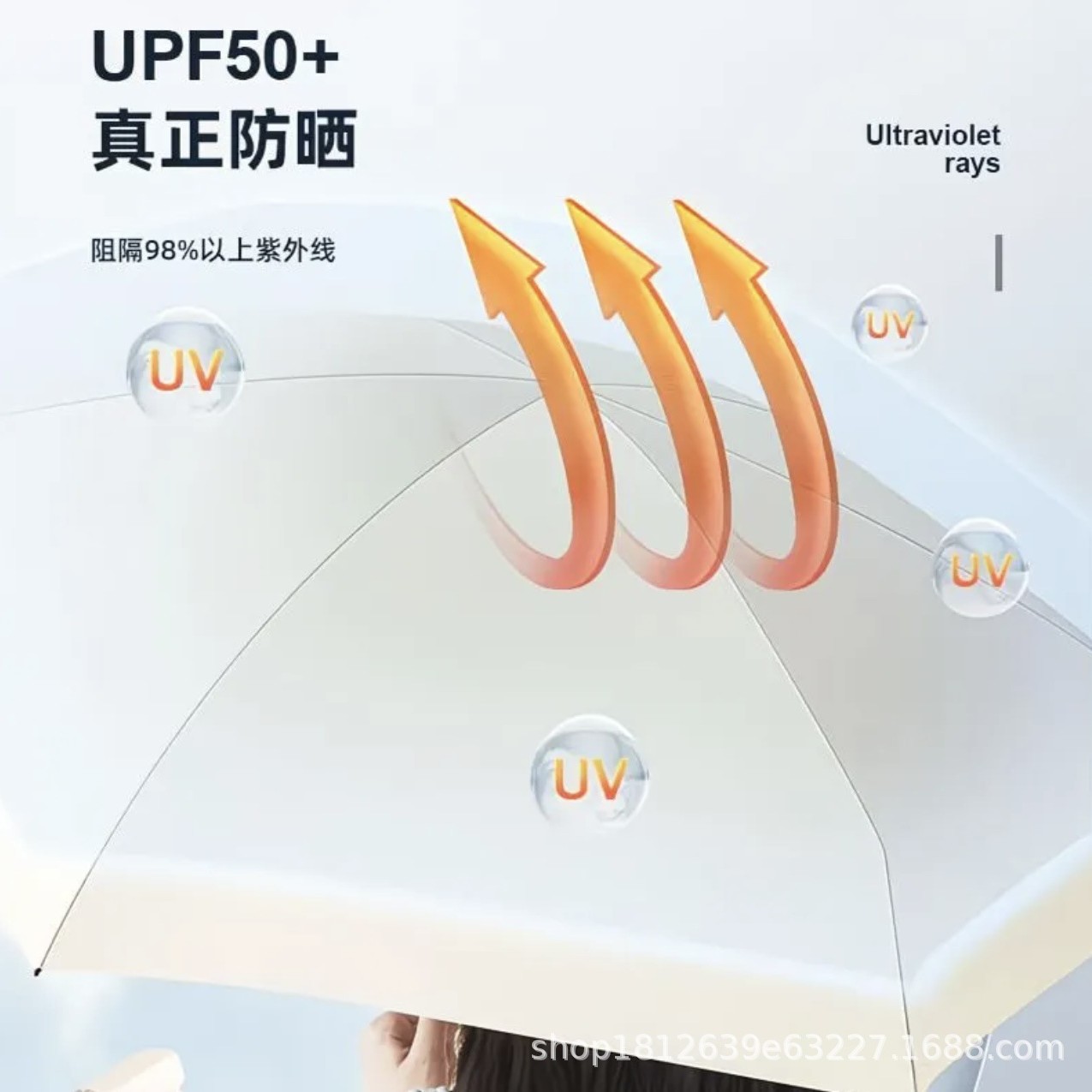 Mini five-fold six-bone umbrella: 嗮 UV protection, compact and portable, sun protection and shading. Compact sun umbrella, suitable for both sunny and rainy days pic 8