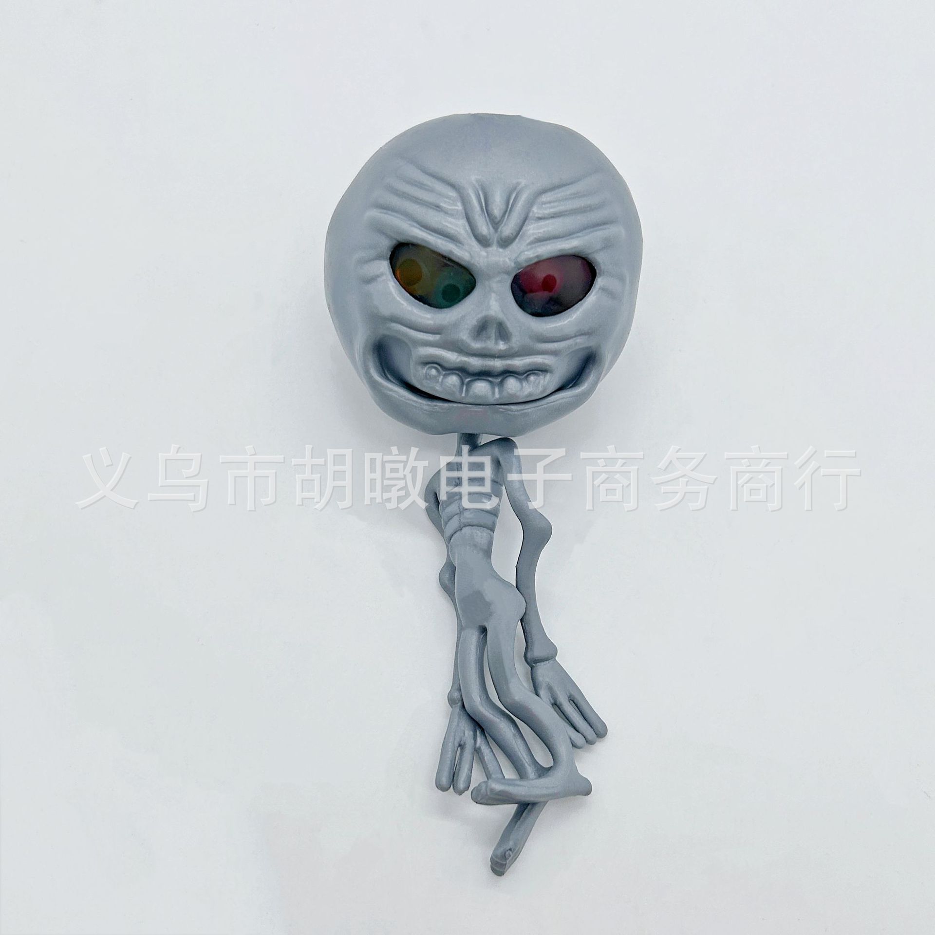 万圣节南瓜骷髅头洞洞球TPR软胶珠珠减压球解压玩具捏捏乐木乃伊详情6
