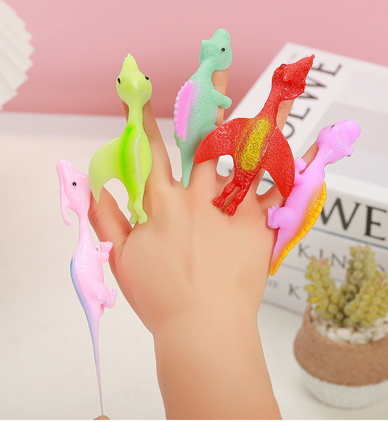 弹射恐龙TPR手指弹射恐龙手指弹射恐龙玩具创意恐龙手指弹射玩具详情5