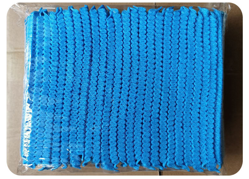 一次性帽子头套无纺布帽子厨房帽食品厂发网帽车间防尘透气条形帽详情10