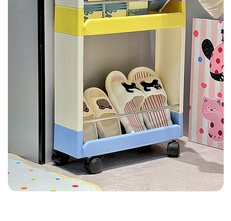 缝隙超窄柜冰箱外侧厨房卫生间浴室置物架洗衣机边收纳夹缝置物架详情28