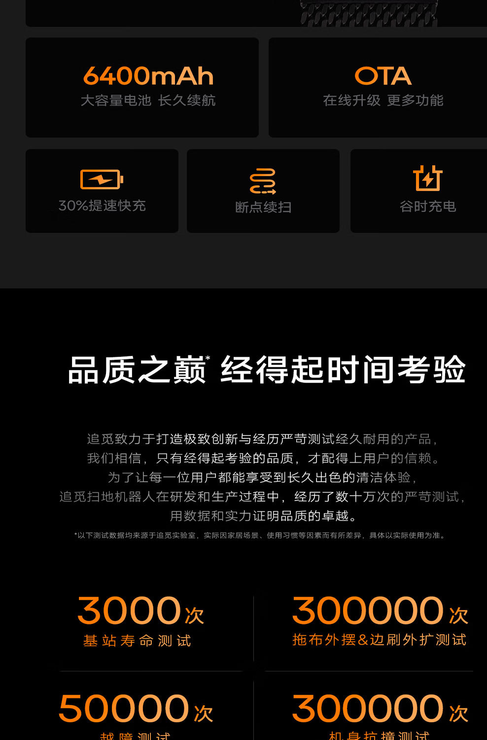 追觅Matrix10 Ultra智能换拖布分区清洁扫地机器人 吸扫洗拖一体详情40