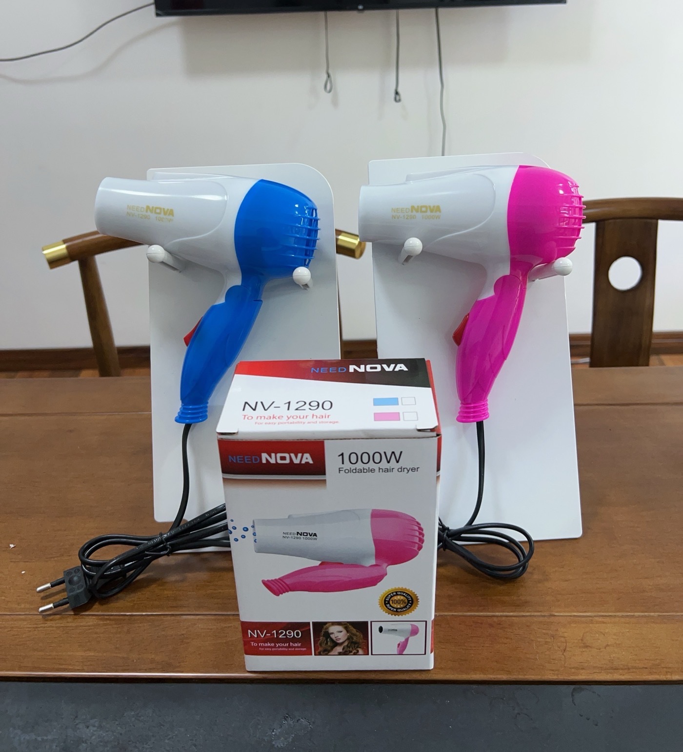 Cross-border mini hair dryer, household hair dryer, folding cold and hot constant temperature portable hair dryer for student dormitories, gift pic 10