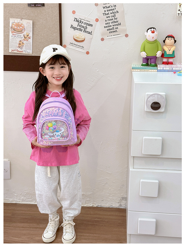 Новая детская сумка для девочек, прелестные девочки с блёстками, принцесса с двумя плечами, детский сад с детскими закусками на спине через границу pic 10