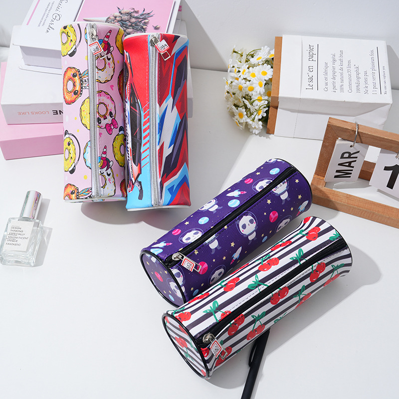 Factory wholesale high-end, simple, new style, high-appearance level cartoon pen cases, cute large-capacity pen cases, student stationery boxes and pens pic 2