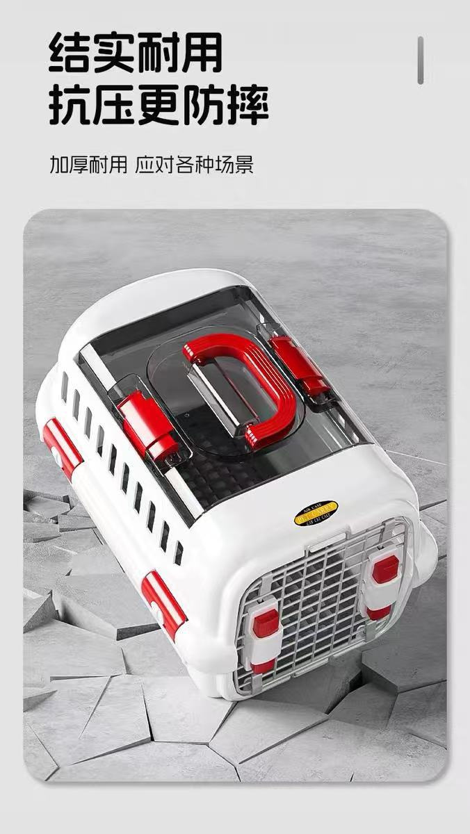 Sturdy portable pet aviation case, cat carrying bag, pet bag, space backpack, safe and lightweight pet case pic 4
