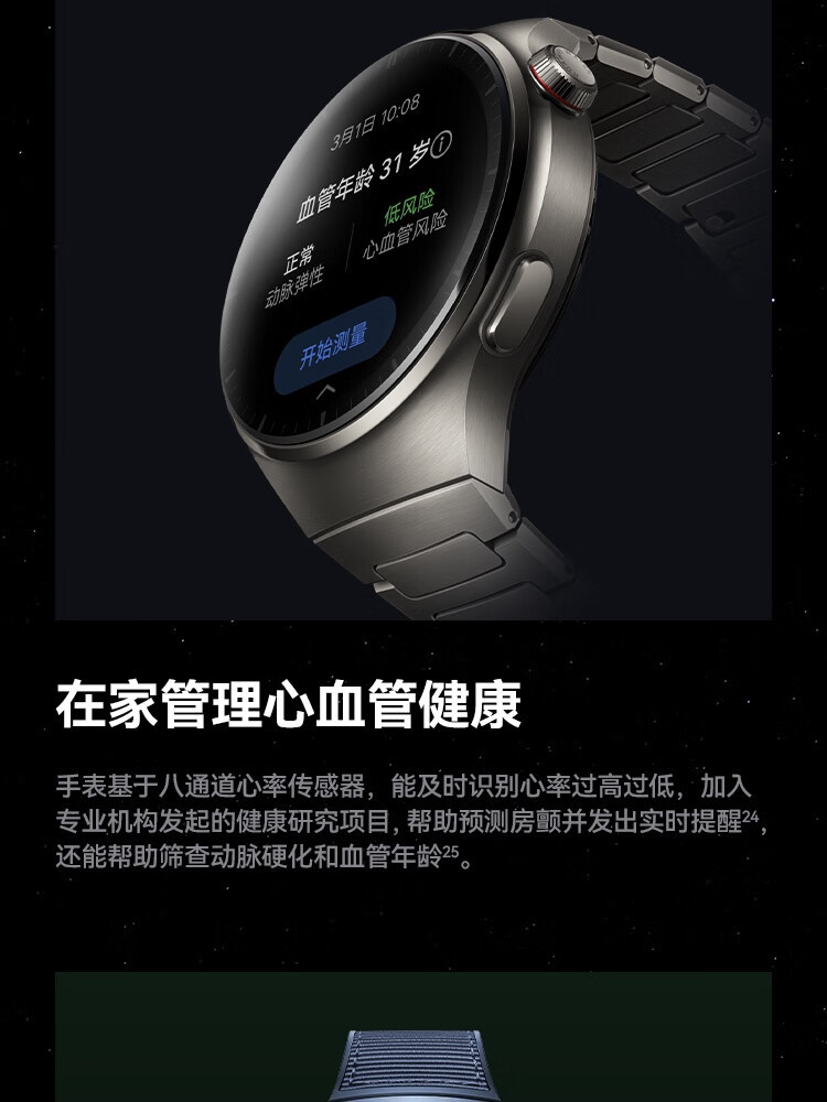 Original WATCH 4Pro smartwatch eSIM Independent Call High Blood Sugar Risk Assessment Research for Android pic 23