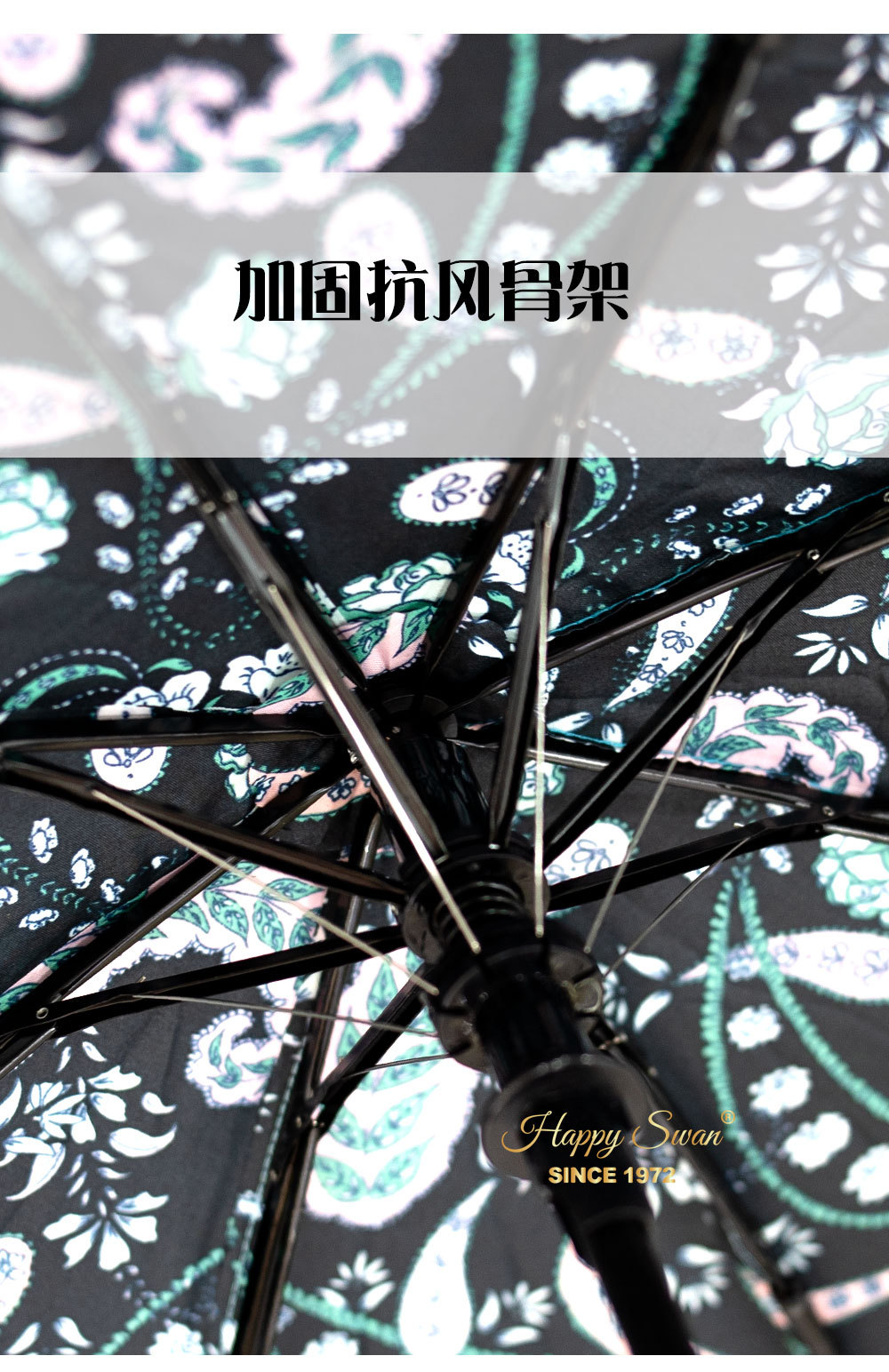 星宝三折自开伞外贸伞three folding umbrella雨伞出口批发现货详情12