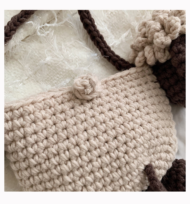 手工编织包包diy针织毛线包可爱卡通小羊编织包单肩斜挎包女成品详情14