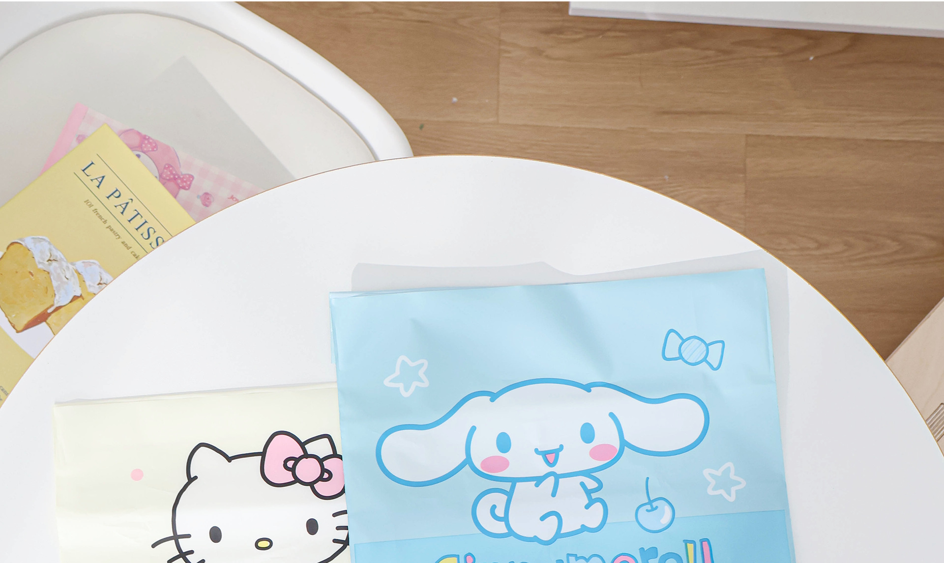 三丽鸥正版授权立式垃圾袋可爱卡通多用途便携粘贴式卫生袋详情6