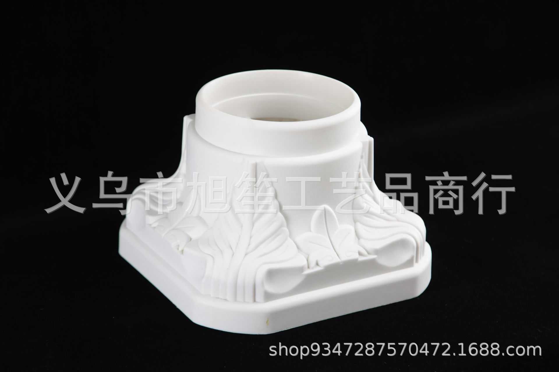 The stage props and ornaments for the wedding hotel are placed with golden plastic Roman Columns and leading decorations, measuring 32.5*32.5*91cm pic 9