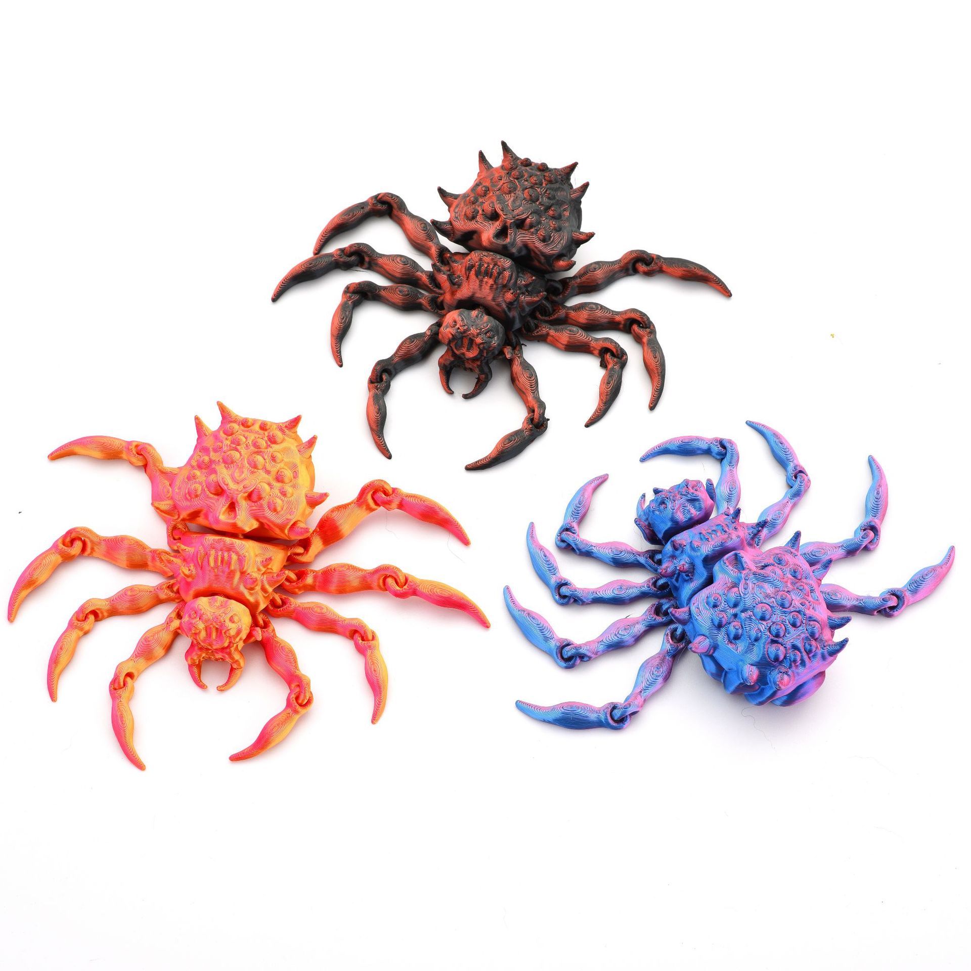 3d打印骷髅蜘蛛家用桌面手办礼物摆件装饰关节可动夜市摆摊玩具详情7