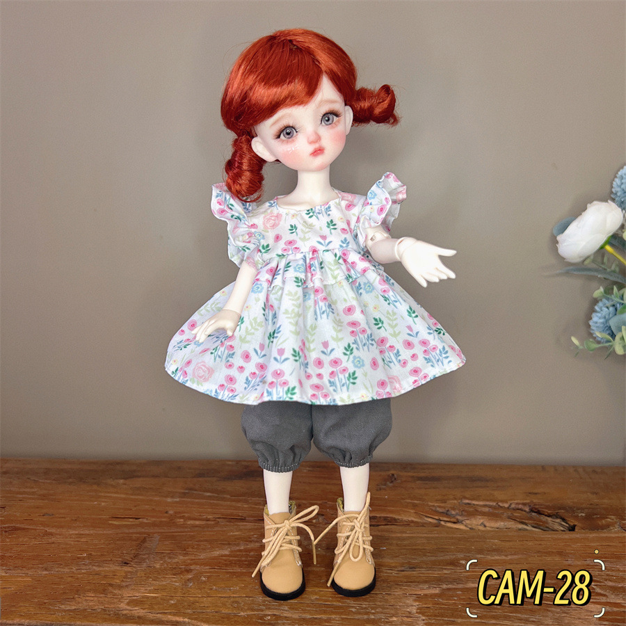 6分BJD玩偶换装衣服30厘米洋娃娃衣服森系可爱卡通洛丽塔裙子详情27