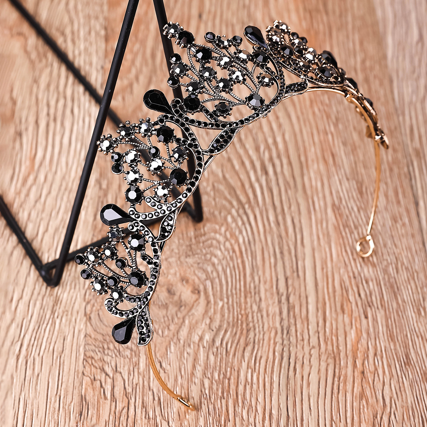 皇冠婚礼发箍新 娘头饰水钻头箍饰品 锌合金凤冠婚庆走秀新娘皇冠详情18