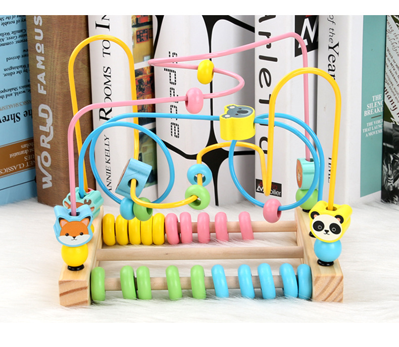 儿童丘比特水果动物绕珠多功能益智积木玩具串珠男孩女孩宝宝早教详情9