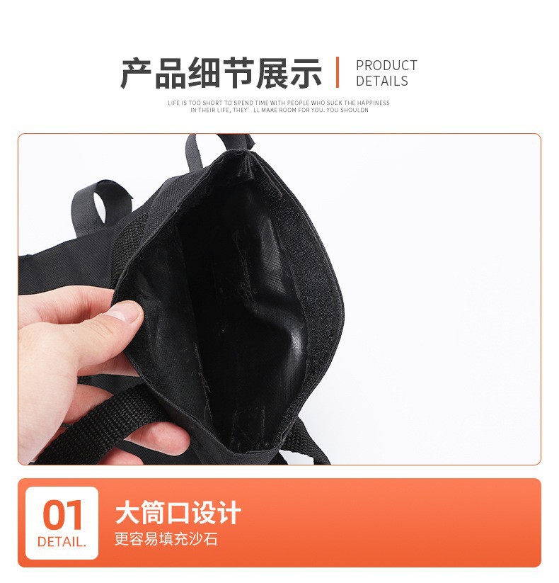 跨境户外广告防风帐篷固定沙袋四脚沙遮阳棚防风沙包工厂现货批发详情5