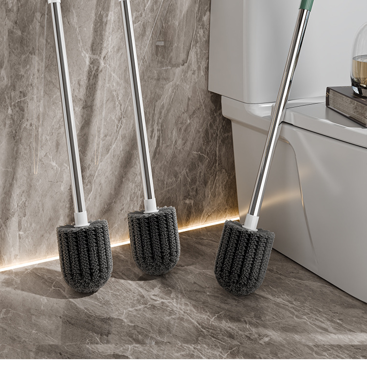 Household bathroom wall-mounted toilet brush, toilet brush, sitting toilet hard bristle brush, cleaning brush, plastic long-handled toilet wash pic 7