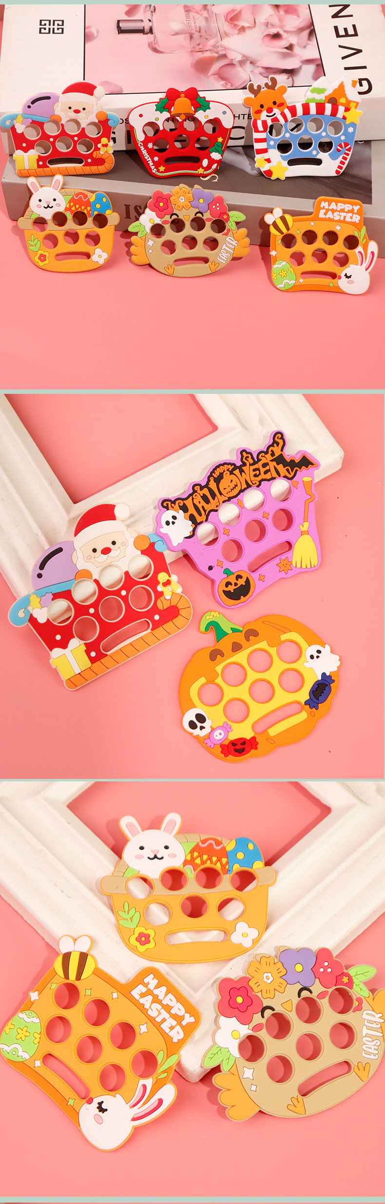 Wholesale and stock of new soft rubber patch groundmouse stress-relieving toy accessories for the festival series pic 4