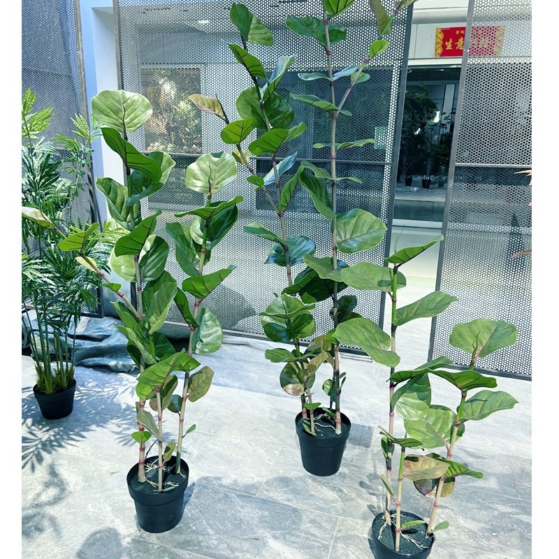 新品北欧风落地植物盆栽摆件仿真小树假树高仿海蒲萄家居软装装饰详情18