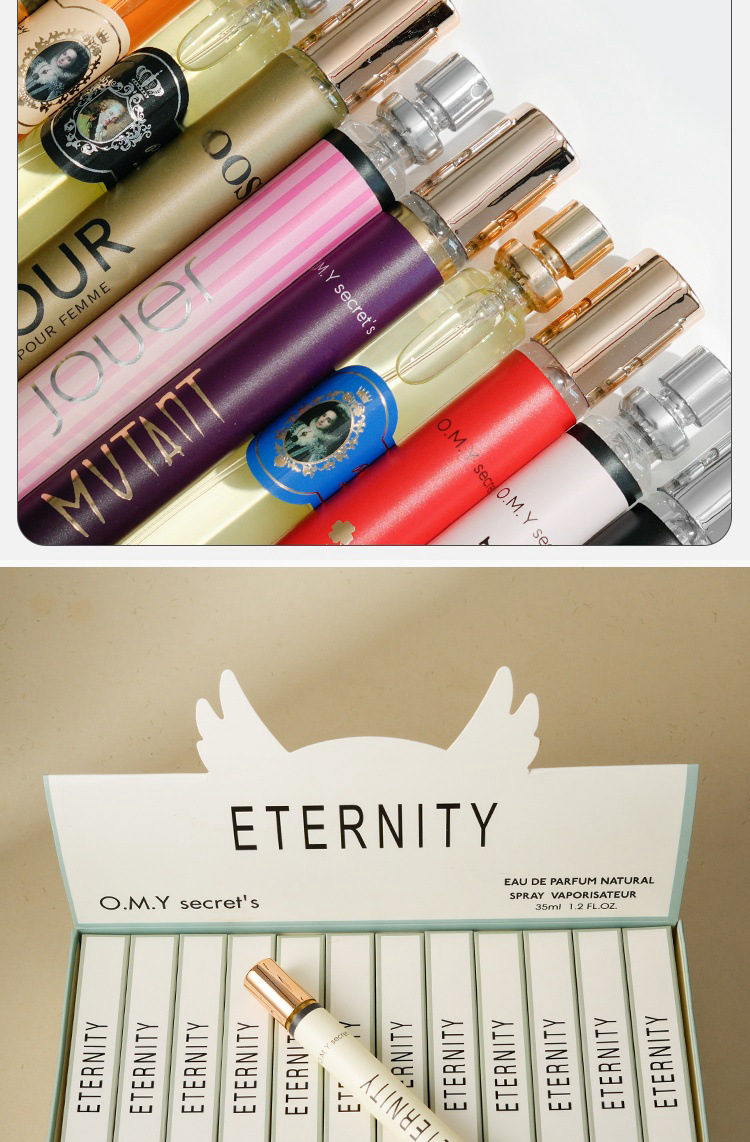多款香味任意选择香水玻璃空瓶分装瓶跨境美妆香水瓶蝴蝶结详情10