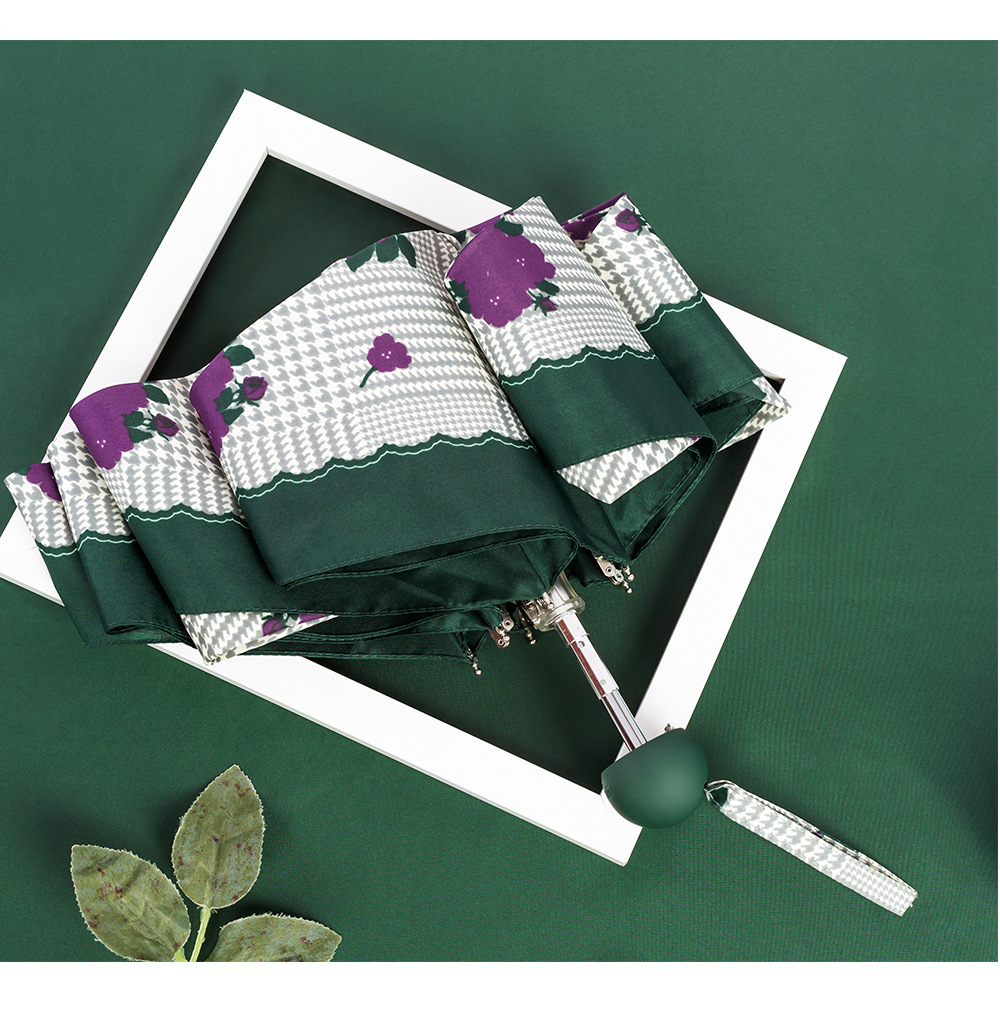 Wholesale and printing of RST Japanese sunshade umbrellas, mini 50% discount portable pocket dual-purpose umbrellas for women pic 11