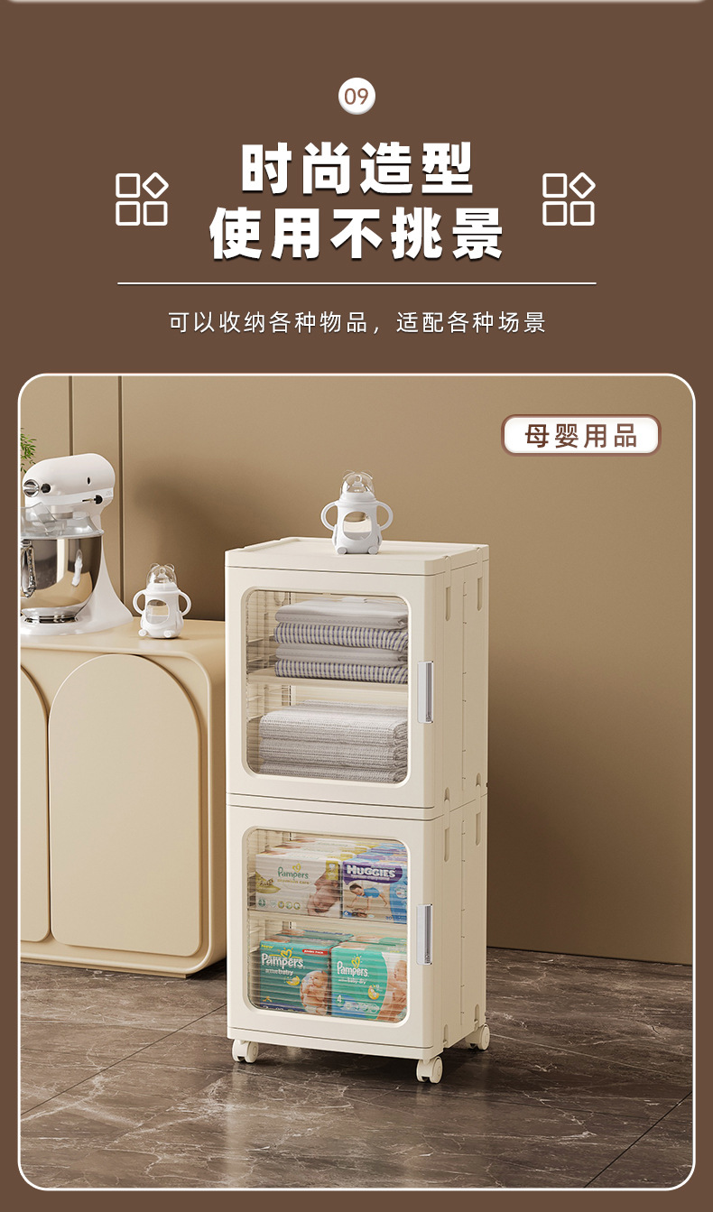 轻奢鞋柜进门隔板折叠多层收纳盒防臭免安装收纳神器宿舍防尘鞋架详情12