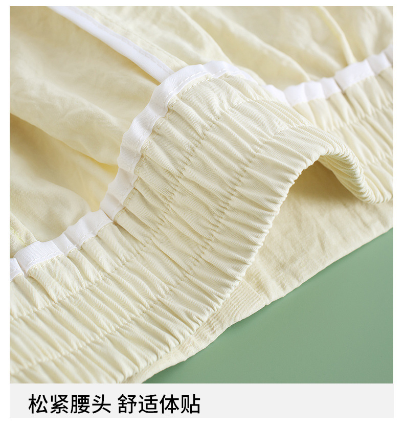 Nine-point Halon pants for women, slimming and slim, drawstring cigarette tube pants for women, new summer 2025, thin style pic 15