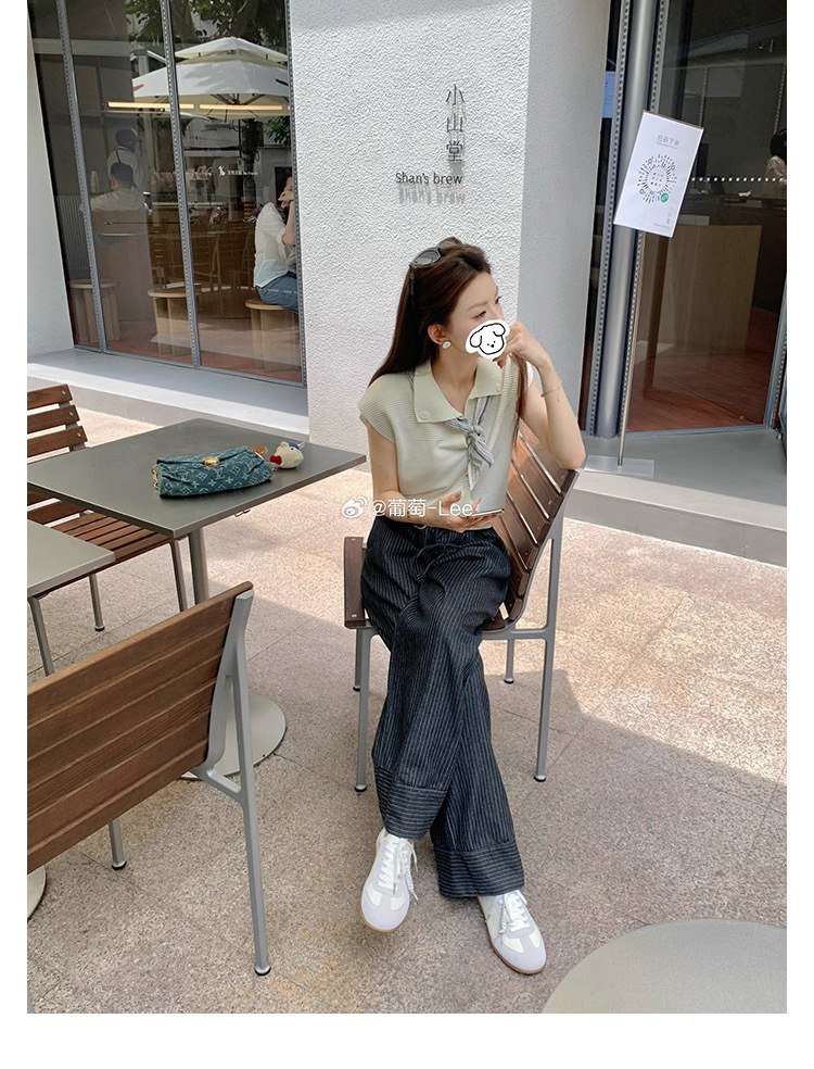 葡萄妈同款系带拼色圆头百搭舒适休闲真皮板鞋增高德训鞋女小白鞋详情22